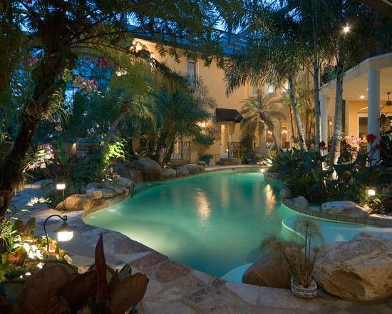 Outdoor lighting resort style