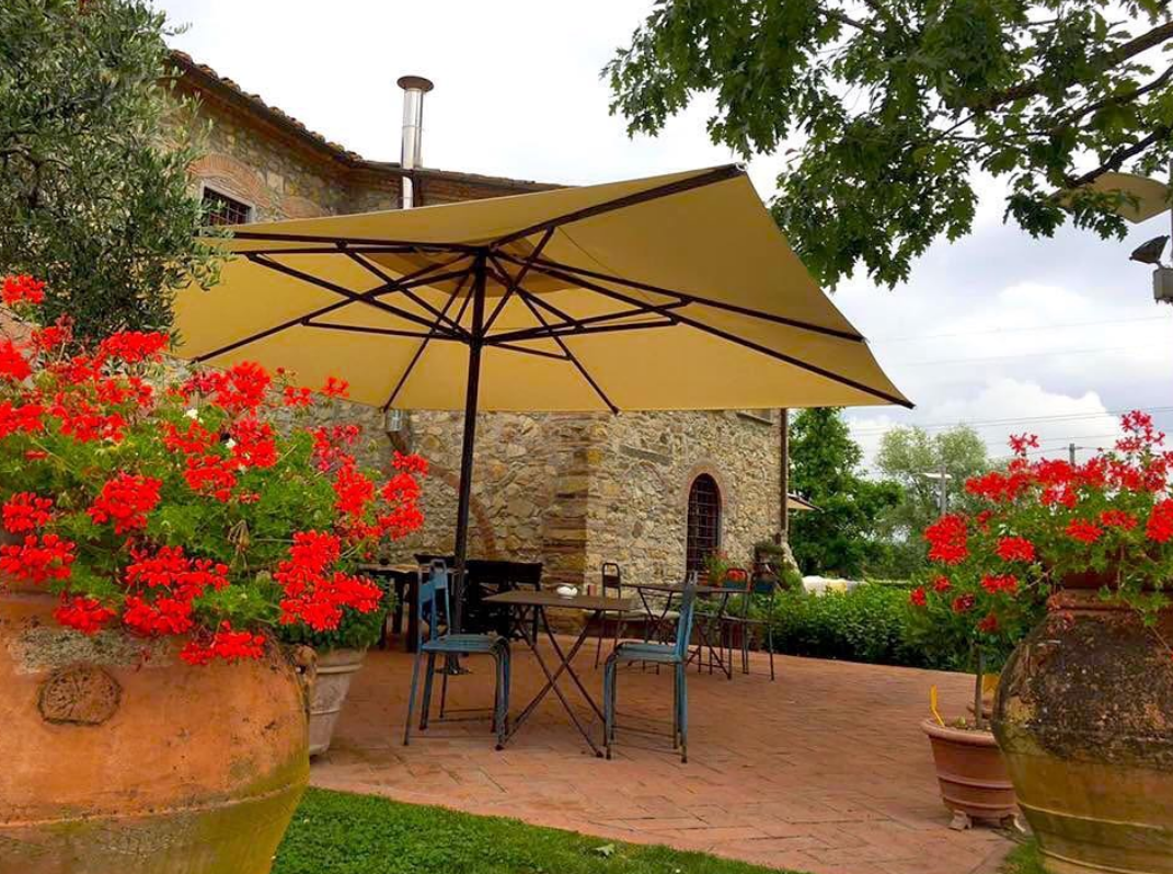 restaurant umbrella large patio