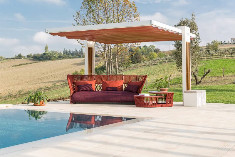 Barbecues Under A Gazebo